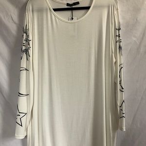 Boohoo | Sun, Moon, & Stars Long Sleeve T-Shirt